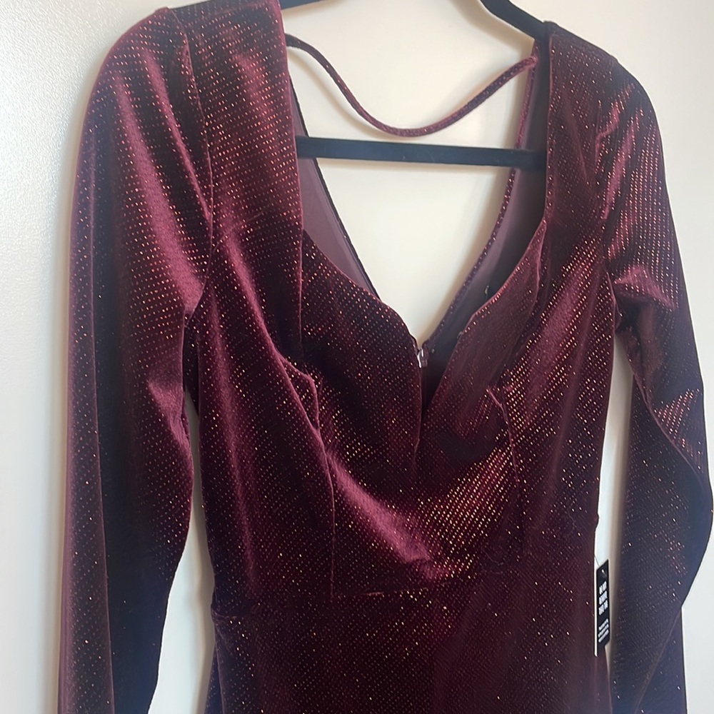 New With Tags Sparkly Long Sleeve Dress